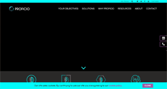 Desktop Screenshot of proficio.com