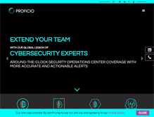 Tablet Screenshot of proficio.com